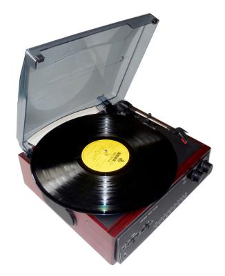 China LP AM/FM/FM modulation stereo system with vinyl record turntable player for sale