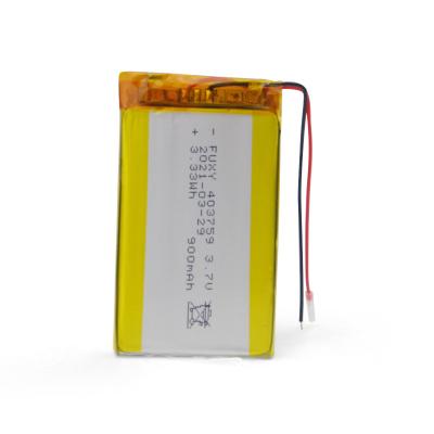 China Toys lithium ion batteries 403759 3.7V rechargeable custom 900 mAh lithium ion cell battery for sale