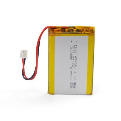 China Custom toys Lithium-ion polymer battery 454261 3.7V 1500 mAh rechargeable lithium ion battery for sale