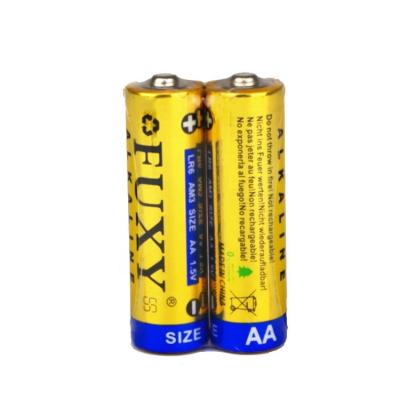 China Toys High Capacity Dry Battery AA Battery No.5 1.5V LR6 AM3 Alkaline Battery Cell With Factory Price for sale