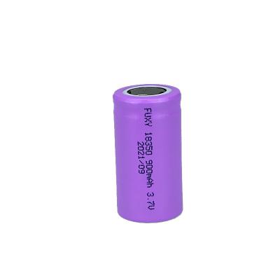 China Cylindrical 18350 3.7V 900mAh battery rechargeable battery toys lithium ion batteries lithium cells for sale