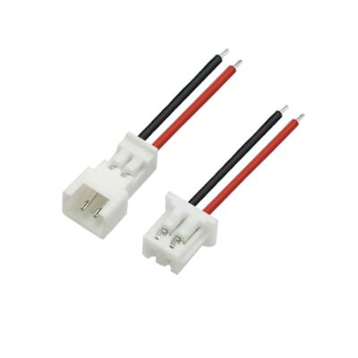 China Cheap Price Pitch 1.25mm Contactor Plug JST 2P Connector 50mm 80mm 100mm Cable Male Female Harness for sale