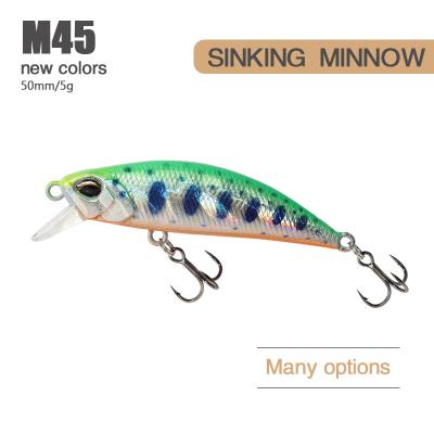 China ABS Plastic Hot Sale 5.5cm/5g Hard Bait Small Minnow Fishing Bait Artificial hard Lures for sale