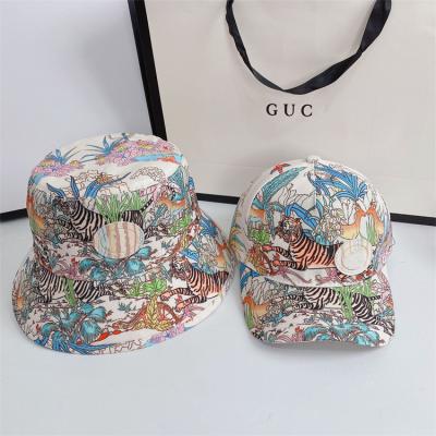 China Decorate Hat Designer Tiger Print Bucket Hat Fashion High Quality Fishing Hat for sale