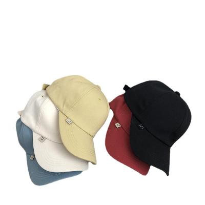 China Candy Color Smiley Cap Summer Sunshade Casual Kpop Baseball Hat Dongdaemun Student COMMON Hat for sale