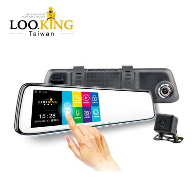 China 5 Inch IPS Car DVR TAIWAN FHD Night Vision Mirror Camera Touch Screen LD-7+ for sale