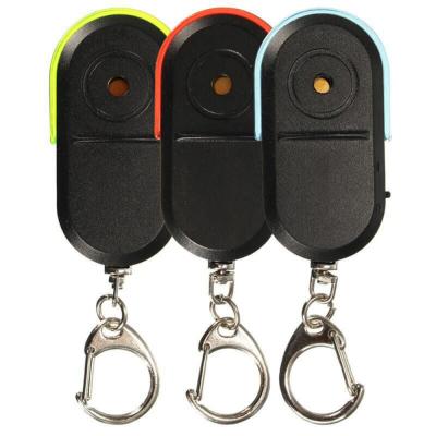 China ABS Wireless Alarm 10m Key Finder Locator Key Chain Whistling Anti-Lost Noise With LED Light Mini Anti Lost Key Finder for sale