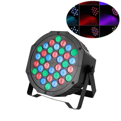 China Club Disco DJ Bar Stage Lighting Par 36LED Lights For Stage Spotlight With RGB Effect By Remote And DMX Control For Stage Party Show for sale