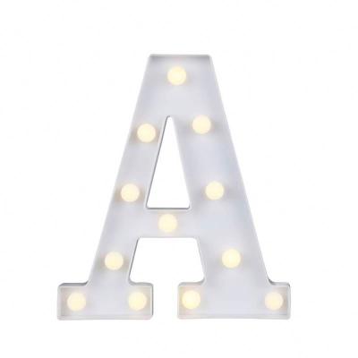 China 26 Letter LED Marquee Letter Lights Alphabet Light Sign Party Wedding Bar Decoration Christmas Night Light Battery Operated Lamp for sale