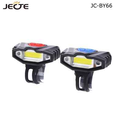 China Bike For Warning ABS Bike USB COB Bicycle Lights Outdoor Waterproof Current Cycling Red Blue Red Blue Rechargeable Led Headlight Mini for sale