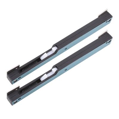 China Modern Double Track Wardrobe Sliding Door Fittings Hydraulic Soft Narrow Damper Buffer For Sliding Door Systems for sale