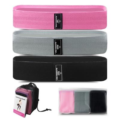 China Yoga Forming Wholesale Exercise Sports Yoga Sports Cheap Elastic Loop Hip Cloth Fabric Resistance Bands for sale