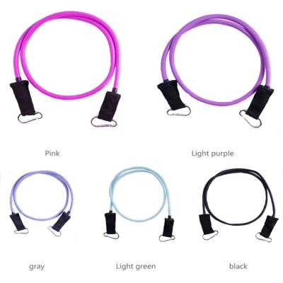 China Multicolor Hip Resistance Exercise Band Heavy Duty Running Workouts Gently Forming Resistance Tubes for sale