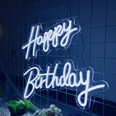 China Free Customs Lead Building Design Custom Neon Sign Custom Neon Sign Happy Birthday Neon Sign for sale