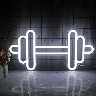 China Custom Neon Led Neon Sign Pot Leaf Catching Sign Custom Buildings Design Free Eye Gym Neon Sign for sale