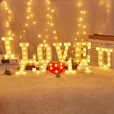 China INS Decoration Marquee Letters 4Ft Led Light Warm Lit Letters Sign Led Letter Light for sale