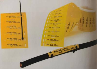 China Flame Retardant Identification Tags Halogen Free For Marker for sale