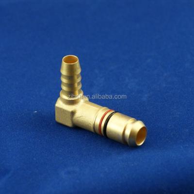 China Copper 90 Degree Quick Coupling Elbow Brass Push In Fitting for sale