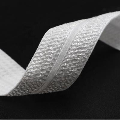 China Unique Viable Wholesale 15mm Fold Over Binding Elastic Strap For Underwear Or Shoes TC101 for sale