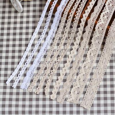 China Factory Viable Wholesale Custom Design 10mm Cotton Crochet Lace Trim Cotton Lace Trim MXHB324 for sale