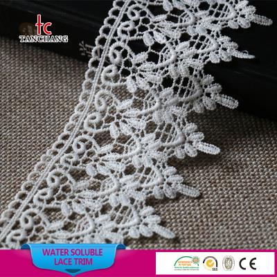 China Viable yard wholesale lace design cotton lace costume punjabi factory chemical trim SRTM25 for sale