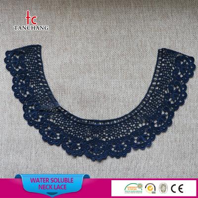 China Viable chemical cotton lace neck collar costume T neck designs cotton lace neck churidar SRLK34 patch for sale