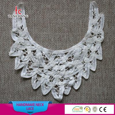 China Viable Wholesale Cotton Neck Lace Patch Crochet Collar Punjabi Dress Neck Designs SYHB01 for sale