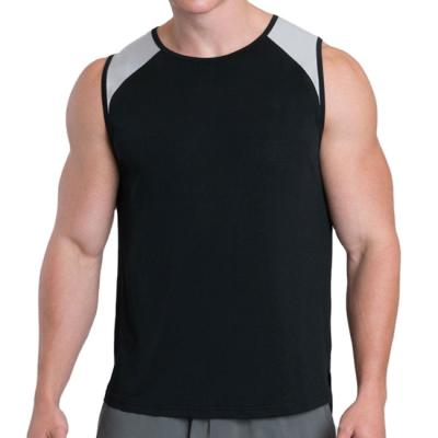 China Running Men Quick Dry Mesh Tank Top Custom Made Breathable Muscle Singlet for sale