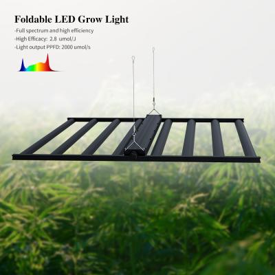 China Hot Selling 8 Bar Lm301h 720W 650W UV Lights Fullspectrum Foldable Hydroponic Plant Led Grow Light for sale