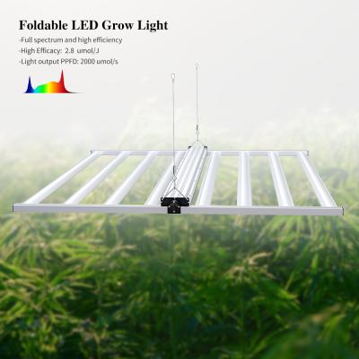 China Foldable 8 US Warehouse Bars Cheap 8 Full Bars UV Strip Lm301b IR Spectrum Board Veg Lights Grow Led Light for sale