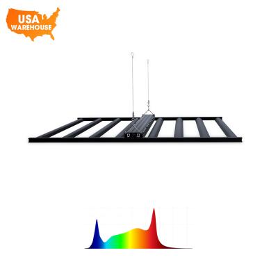 China 8 Light Bar Chip Growers Led Grow Light From USA Wearhouse 720W 8Bars Plant Foldable Greenhouse Hydroponics Grow Bars for sale