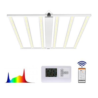 China 8 Bars Programmable Full Spectrum 8 Driver Dimmable Aluminum Frame Programmable Bar Lighting 700 Watt Indoor Led Grow Light for sale