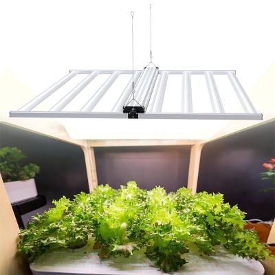 China 8 Bars Uvb 4Ft Sulight Spectrum Dimmable 830W Foldable 2021 Full Greenhouse Lights Bar 8 Big Flower Indoor Led Grow Light for sale