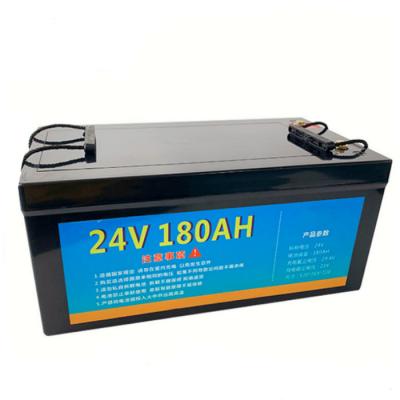 China 2500 Cycles LiFePO4 24V 180Ah Lithium Iron Phosphate RV Battery for sale