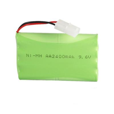 중국 9.6V 2400mAh Ni-Mh 배터리 팩 충전식 AA5 과전류 보호 MSDS 판매용