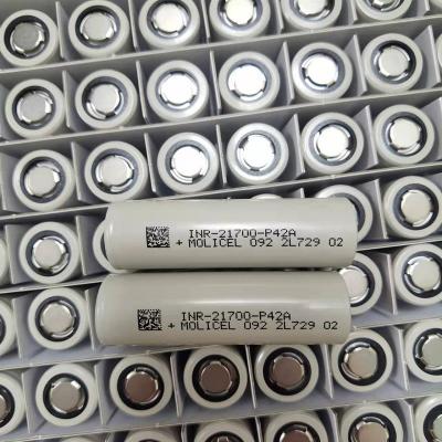 China Taiwan Magic Molicel 21700 P42A Low Temperature Lithium Battery 3.7V 4200mAh for sale