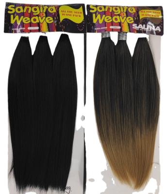 China X-Ring SANGITA Hair WEAVE 100% High Temperature Fiber 18