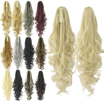 China Curly Hair 27/613, High Temperature Fiber FRENCH LOOP Synthetic Grap in Ponytail for sale