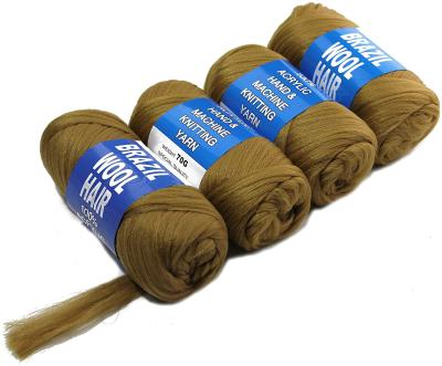 China Hand and machine knitting yarn 70gr yes Brazil wool hair100% special quality for sale