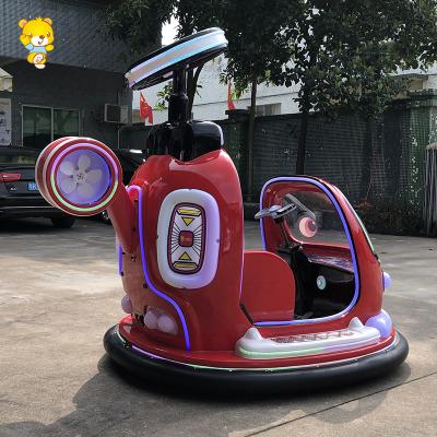 China Fiberglass Helicopter Fancy Theme Park Bumper Cars Battery Operated Dodgem Kid Ride On Happy Car for sale