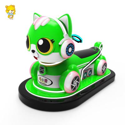 China Yes Anti-collsion Mini Fun Mini Pprk Cat Naughty Fiberglass Bumper Car Kids Battery Operated Dodgem Car for sale