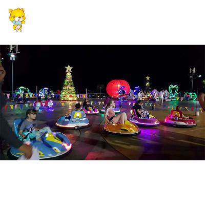 China Fiberglass Amusement Park Ride Battery Powered MP3 Music Electric Bumper Cars For Sale for sale