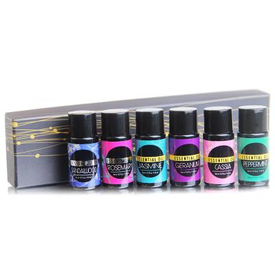 China 6pcs Scented Gift Scented Essential Oil Aromatherapy Bedroom Aromatherapy Diffuser OEM Natural Aroma Plant Set Pure Essential Oil Set (New) for sale