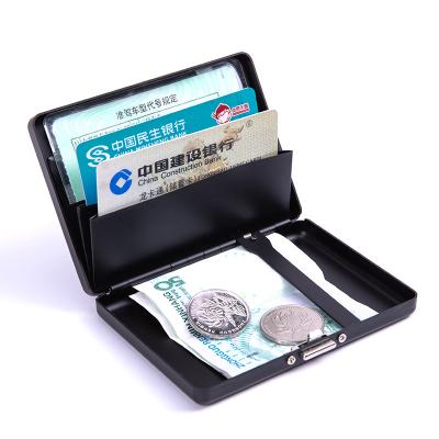 China Recyclable Men Women Aluminum Alloy Credit Cards Holder Cigarette Box Case for sale