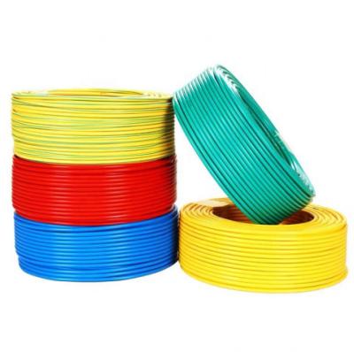 China Hot Selling Underground House Electrical WireCopper Core Wire Bv / bvr 1.5mm 2.5mm 4mm 6mm 10mm for sale