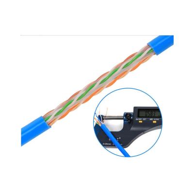 China Networking manufacturer high quality custom rubber indoor and outdoor waterproof bulk cable cat6a sftp LAN cable for sale