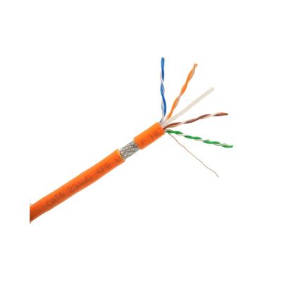 China Hot sale multi color indoor and outdoor waterproof ultra thin cable customized networking ethernet cable plenum cat6a cable for sale