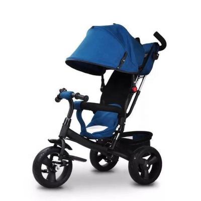 China Ride On Toy Factory Whole Sale Cheap Multifunctional Baby Stroller Tricycle For Kids Ride On Car for sale