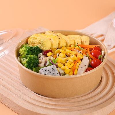 China Rectangular Round Paper Square Salad Box Recyclable Paper Plate Bowls With Lid 32 oz. Bio Food Compostable Wide Lined Paper Cup for sale