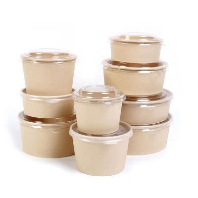 China 3 oz recyclable. Natural Bamboo Fiber Dessert / Tasting Cup With PLA Lamination Bowls With Lid for sale